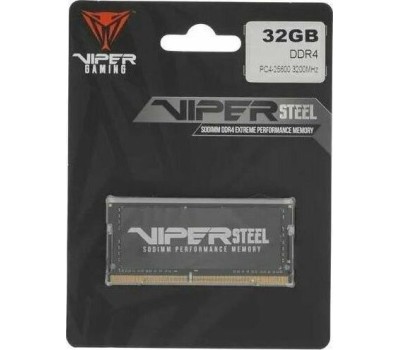 Оперативная память PATRIOT Оперативная память Steel Series PVS432G320C8S DDR4 - 1x 32ГБ 3200МГц, для ноутбуков (SO-DIMM), Ret