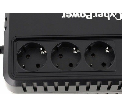 ИБП CYBERPOWER ИБП BU725E {Line-Interactive, 725VA/390W (3 EURO), 12В/5 Ач х 1}