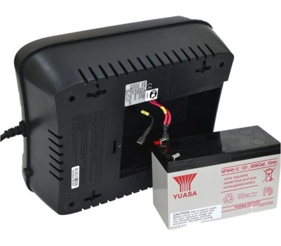 PowerCom Spider SPD-650N ИБП {OffLine, 650VA/390W, Tower, 8xEURO: 4 с резервным питанием, 4 с фильтрацией} (332714)