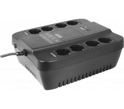 PowerCom Spider SPD-650N ИБП {OffLine, 650VA/390W, Tower, 8xEURO: 4 с резервным питанием, 4 с фильтрацией} (332714)