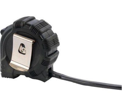 Рулетка MATRIX Рулетка Black,3 м х 16 мм,обрезиненный корпус 31013