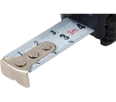 Рулетка MATRIX Рулетка Black,3 м х 16 мм,обрезиненный корпус 31013