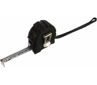 Рулетка MATRIX Рулетка Black,3 м х 16 мм,обрезиненный корпус 31013