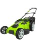 GREENWORKS Газонокосилка аккумуляторная G40LM49DB, 49см, несамоходная, без АКБ, без ЗУ [2500207]