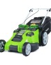 GREENWORKS Газонокосилка аккумуляторная G40LM49DB, 49см, несамоходная, без АКБ, без ЗУ [2500207]