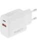 BORASCO Сетевое зарядное устройство USB-A, USB-C, USB-C, 35Вт, 3A, белый [52387]