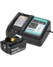 MAKITA Батарея аккумуляторная BL1830B LXT, 18В, 3Ач, Li-Ion, ЗУ в комплекте [191a25-2]