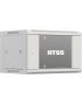 NTSS Шкаф коммутационный Премиум -W6U6045GS-2 настенный, стеклянная передняя дверь, 6U, 600x370x450 мм