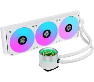 LIAN-LI Система водяного охлаждения Lian Li Galahad II Trinity 360, 4-pin, ARGB, 120мм, белый, retail [g89.ga2t36w.00]