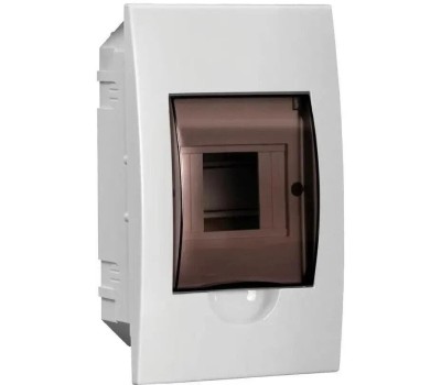 Щит распределительный IEK Щит распределительный (MKP12-V-04-40-20) ЩРВ-П-4 для уст.мод.устр. встраиваемый 136мм 87мм 222мм