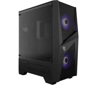 Корпус MSI Корпус MAG FORGE 100M Mid-Tower, ATX, 2xUSB 3.2, Audio I/O, 2x120mm RGB Fan, 1x120mm black Fan, 6-ch Light controller, Front metal MESH, Up to 330mm GPU, Tempered Glass (676414)