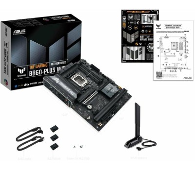 Материнская плата ASUS Материнская плата TUF GAMING B860-PLUS WIFI, Socket LGA 1851, Intel B860, ATX, Ret