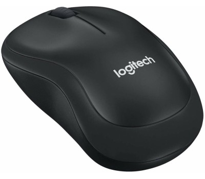 LOGITECH Мышь беспроводная B220 Silent Black черная, оптическая, 1000dpi, 2.4GHz, USB-ресивер, бесшумная, под любую руку, RTL