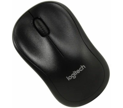 LOGITECH Мышь беспроводная B220 Silent Black черная, оптическая, 1000dpi, 2.4GHz, USB-ресивер, бесшумная, под любую руку, RTL
