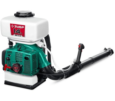 ЗУБР Опрыскиватель ОПБ-14-57, бензиновый, ранцевый, 14л, зеленый