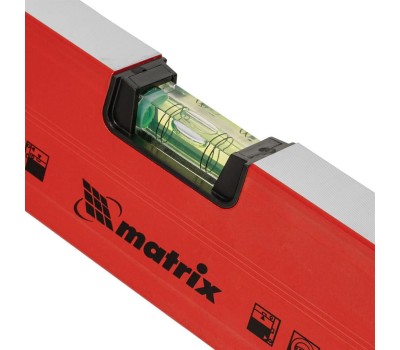 Уровень MATRIX Уровень алюминиевый магнитный, 1000 мм, фрезерованный, 3 глазка (1 зеркальный) усиленный 34710