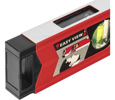 Уровень MATRIX Уровень алюминиевый магнитный, 1000 мм, фрезерованный, 3 глазка (1 зеркальный) усиленный 34710