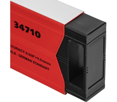 Уровень MATRIX Уровень алюминиевый магнитный, 1000 мм, фрезерованный, 3 глазка (1 зеркальный) усиленный 34710