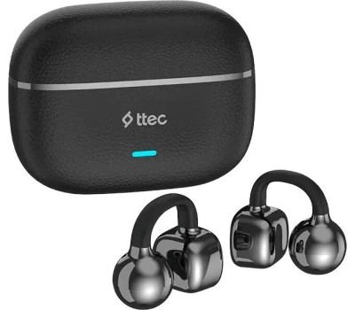 TWS наушники TTEC Наушники-клипсы беспроводные AirBeat Onyx Open-Ear Clip On Wireless Bluetooth Headset. Цвет: черный