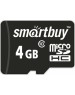 Карта памяти SMARTBUY (SB4GBSDCL10-01) MicroSDHC 4GB Class10 + адаптер