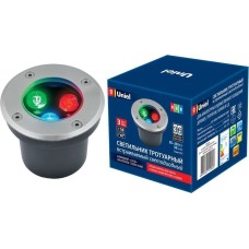 Светильник садово-парковый UNIEL (UL-00006818) ULU-B10A-3W/RGB IP67 GREY
