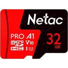 Карта памяти NETAC 32Gb MicroSD P500 Extreme Pro + SD адаптер (NT02P500PRO-032G-R)