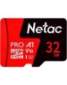 Карта памяти NETAC 32Gb MicroSD P500 Extreme Pro + SD адаптер (NT02P500PRO-032G-R)