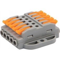 REXANT (07-6265-4) СМК 5-ТИ ПРОВОДНАЯ С МОНТАЖНОЙ ПЛОЩАДКОЙ 0,08-4 ММ2 ПРОХОДНАЯ, СЕРАЯ