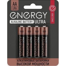 Батарейка алкалиновая ENERGY Ultra LR03/4B (АAА) (104406)