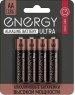 Батарейка алкалиновая ENERGY Ultra LR03/4B (АAА) (104406)