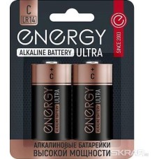 Батарейка алкалиновая ENERGY Ultra LR14/2B (С) 104982