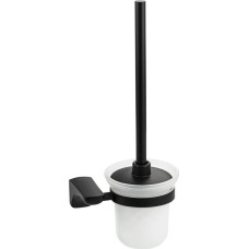 Аксессуары для ванной комнаты и туалета TITAN 76162 Ёрш для унитаза стеклянный с креплением к стене , чёрного цвета