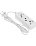 Удлинитель PROCONNECT (13-4207) 3 ГНЕЗДА, 5М, 2Х0,75 ММ2, Б/З, БЕЛЫЙ