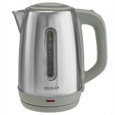 Чайник электрический DELTA LUX DE-1015 gray (1,8л. металл)