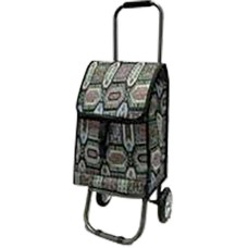 РЫЖИЙ КОТ Тележка с сумкой складная Орнамент (110653)