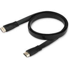 BURO Кабель аудио-видео HDMI 1.4 Flat, HDMI (m) - HDMI (m), ver 1.4, 1м, FLAT, черный [bhp hdmi 1]