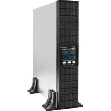 ИБП Exegate EP285648RUS ИБП On-line ExeGate PowerExpert ULS-3000.LCD.AVR.C13.USB.RS232.SNMP.2U <3000VA/3000W, On-Line, PF=1, LCD, 6*IEC-C13, RS232, USB, SNMP-slot, Rackmount 2U/Tower, Black>