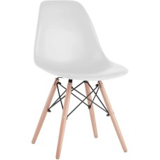 Стул BRABIX Комплект стульев Eames CF-010, 4шт, на ножках, белый [532630]