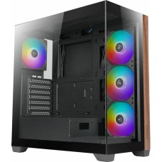 Корпус для ПК AZZA Корпус ATX Neptune, Midi-Tower, без БП, черный [neptune csaz-491]