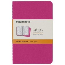 MOLESKINE Блокнот Cahier Journal, 64стр, в линейку, розовый неон [ch011d17]