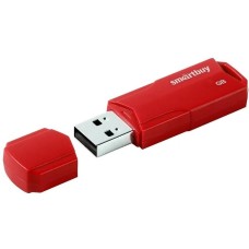 USB-флэш SMARTBUY USB накопитель 8GB CLUE Burgundy (SB8GBCLU-BG)