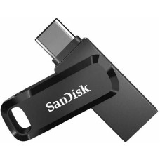 SanDisk USB Drive 64GB Ultra Dual Drive Go, USB 3.1 - USB Type-C Black[SDDDC3-064G-G46]