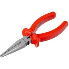 Длинногубцы MATRIX Длинногубцы прямые Econom, 160 мм, шлифованные, пластмассовые рукоятки 17192