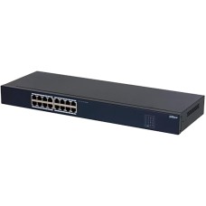 Коммутатор DAHUA Коммутатор 16-port 10/100M RJ45 Non-PoE Switch, Metal case
