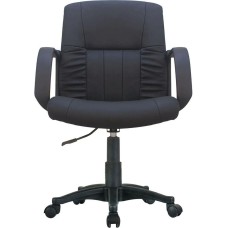 BRABIX Кресло Hit MG-300, экокожа, до 100кг, фиксированные подлокотники, черный