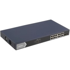 Коммутатор HIWATCH Коммутатор DS-S1816GP (L2) 16x100Мбит/с 1x1Гбит/с 16PoE 125W неуправляемый