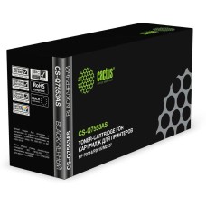 CACTUS Картридж лазерный CS-Q7553AS Q7553A черный (3000стр.) для HP P2014/P2015/M2727