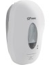 GFmark - Дозатор СЕНСОРНЫЙ,для жидкого МЫЛА, модель КОКОН с окошком, пластик АБС, БЕЛЫЙ, с датчиком объёма жидкости и уровеня заряда батарей, 1000 мл 721