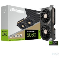 Видеокарта ZOTAC Видеокарта GAMING GeForce RTX 5060 TWIN EDGE OC NV 8Gb GDDR7 128 bit 2280/2527 MHz 3*DP/HDMI 2*FAN (ZT-B50600H-10M) RTL