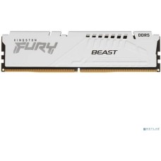 KINGSTON Память DDR 5 DIMM 16Gb PC41600, 5200Mhz, FURY Beast White XMP CL40 (KF552C40BW-16)